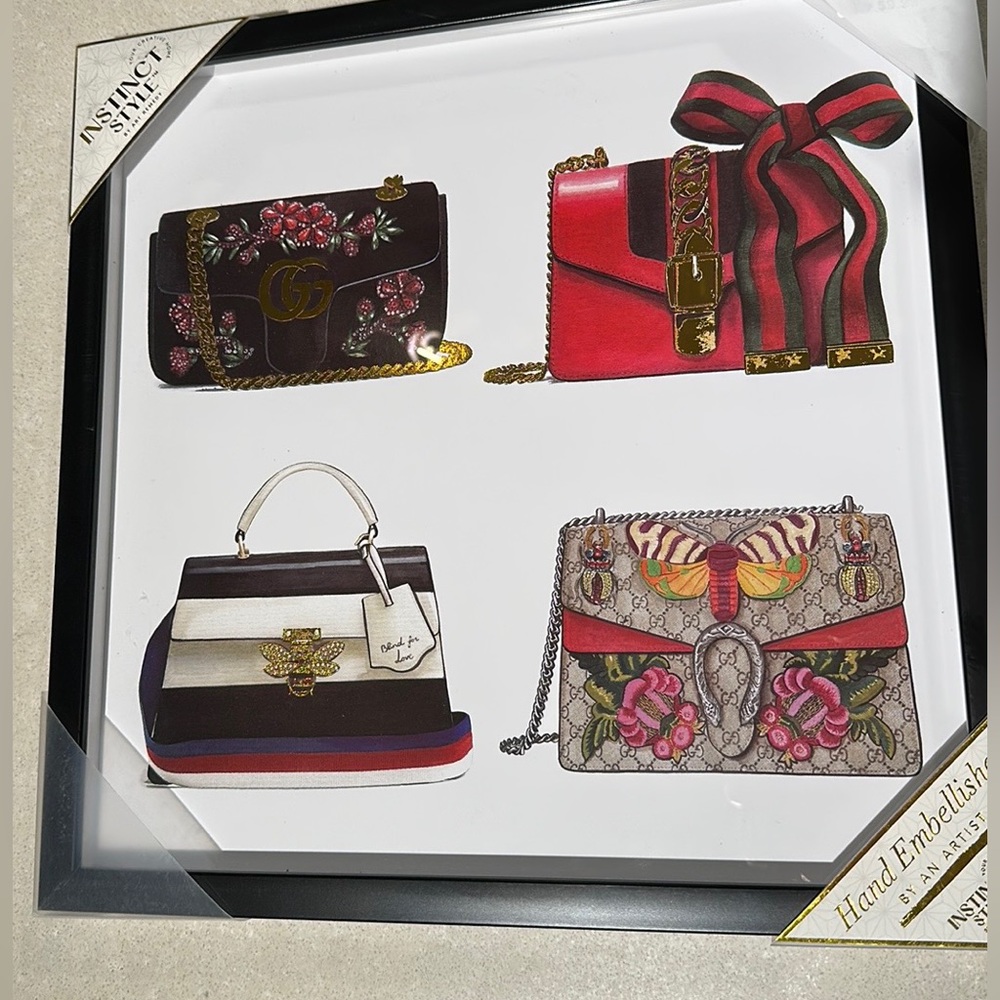 Gucci Purse Wall Art